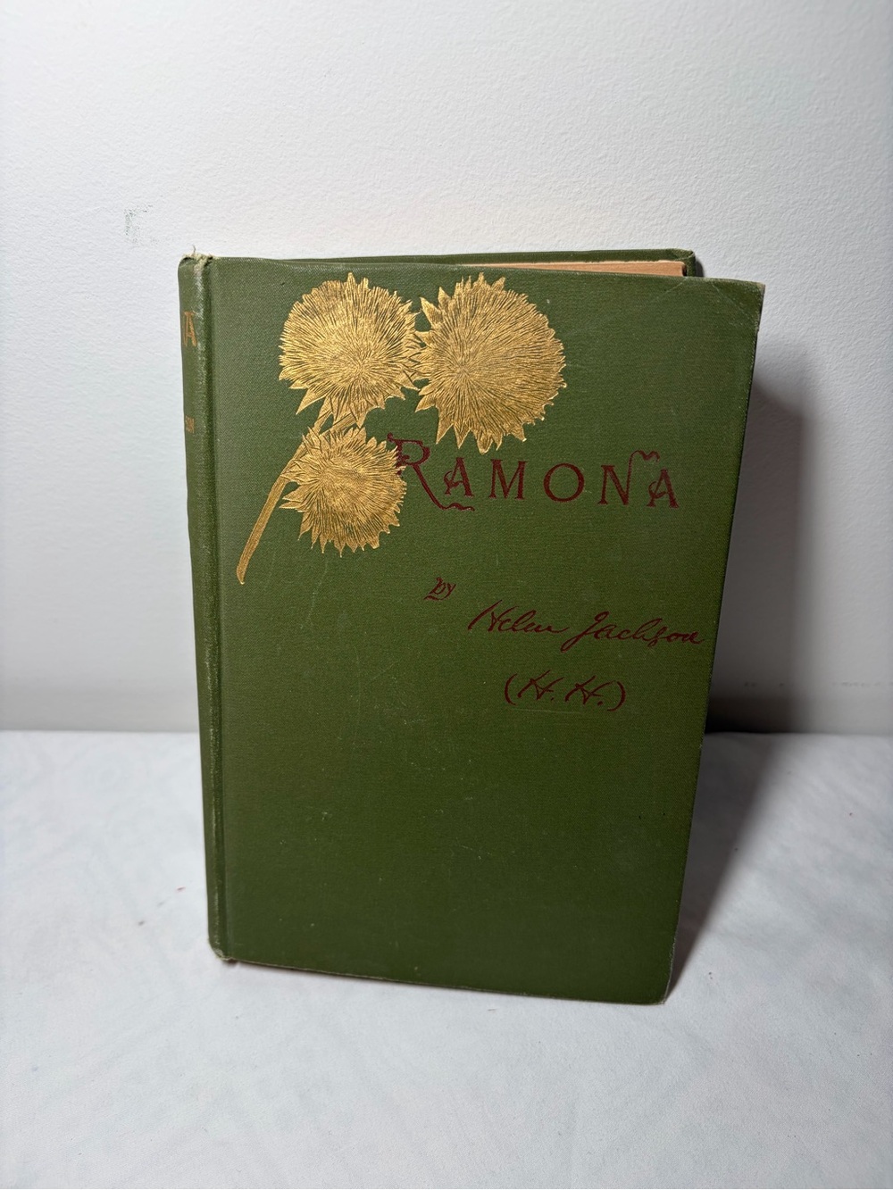 Helen Jackson Ramona Hardcover Cloth 1884 Roberts Brothers Illustrated